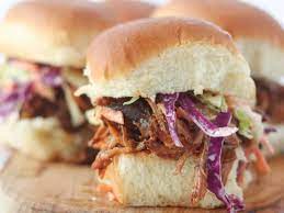 pulled pork sliders on hawaiian rolls