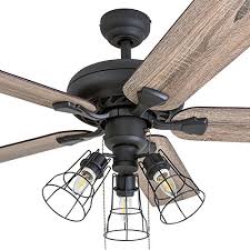 Prominence Home 50745 01 Lincoln Woods Farmhouse Ceiling Fan 3 Speed Remote 52 Barnwood Tumbleweed Aged Bronze Farmhouse Goals