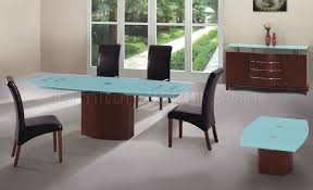Cherry Finish Modern Dining Table W