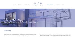 Website Copy Allure Homes