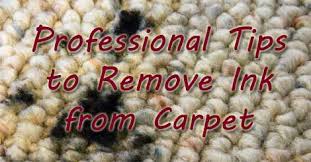 removing ink from carpet carter s