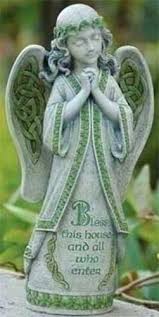 irish blessing angel garden statue