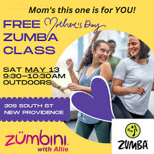 may 13 free zumba cl for mothers