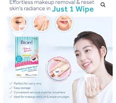 biore makeup remover wipes refill 44s