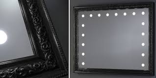 Black Framed Mirror Wood Or Metal