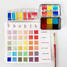 My #1 Tip For Easily Creating A Watercolor Mixing Chart | Susan Chiang