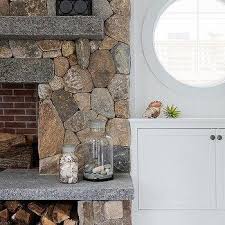 Shiplap And Stone Fireplace Design Ideas