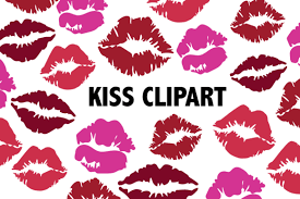 kissing lips clipart graphic by mine