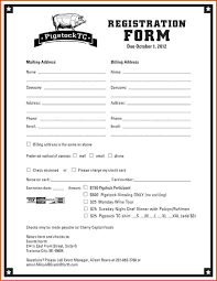 Online Registration Form Template Teplates For Every Day