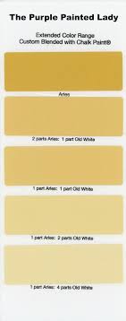 chalk paint sample board colors all