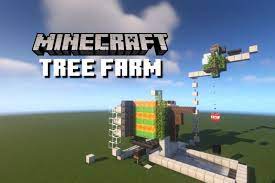 A Tree Farm In Minecraft 10 000 Logs
