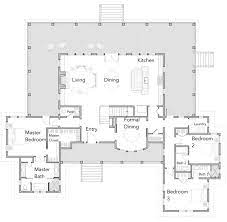 Large Open Floor Plans With Wrap Around