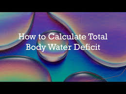 how to calculate total body water
