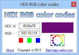 Download Hex Rgb Color Codes 3 0