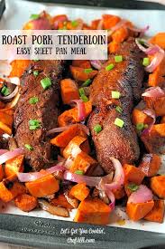 roast pork tenderloin and sweet potato