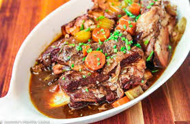 slow cooker red wine short ribs recipe