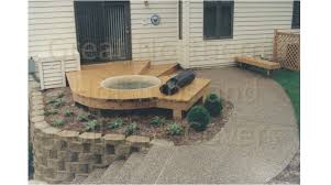 Save up to 40% buying direct from us! Great Northern 5 Dia X 44 Deep Rubadub Tub And Roll Up Cover Recessed Into Ground With Custom Built Deck Surround Round Hot Tub Cedar Hot Tub Hot Tub