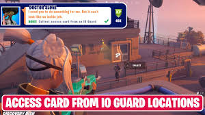 Faster, easier claim payments with our new virtual card and companion physical card. Collect Access Card From An Io Guard Fortnite Legendary Challenges Week 8 Youtube