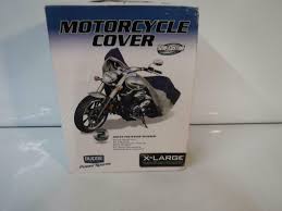 Budge Gray Blue Motorcycle Cover Mc 6 Xl Size Up To 1500cc Water Repellent C268