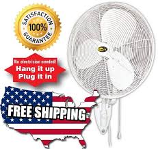 Wall Mount Oscillating Fan