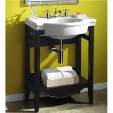 Veer™ 21 pedestal bathroom sink with 8 widespread faucet holes. American Standard Retrospect 27 In W Pedestal Sink Basin In White 0282 008 020 The Home Depot