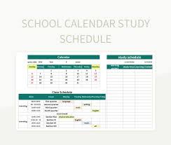 study plan templates for google sheets