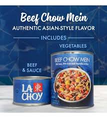 la choy beef chow mein with sauce