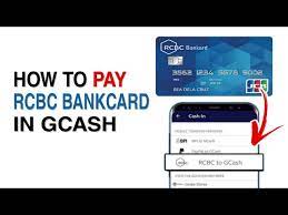 how to pay rcbc bankcard in gcash