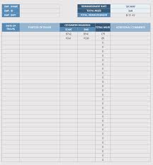 Expense Record Tracking Sheet Templates Weekly Monthly