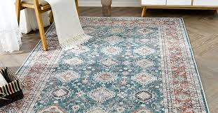 to clean an area rug on hardwood floor