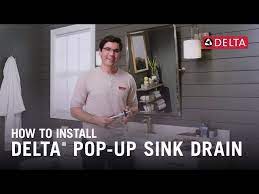 Install A Delta Pop Up Sink Drain