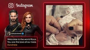 Becky took to instagram to announce the birth and reveal her new daughter's name on monday afternoon. Wwe Congratulates Becky Lynch Seth Rollins On Birth Of Their Daughter Roux More Baby Photos Released Ewrestling