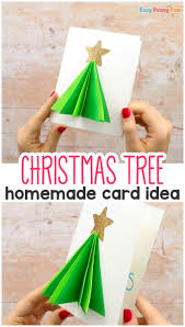 Layered christmas tree card christmas is coming! 3d Christmas Tree Card Easy Peasy And Fun