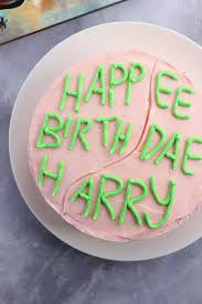 Harry Birthday Cake gambar png