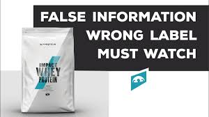 myprotein impact whey protein wrong