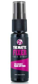 w7 the matte fixer makeup fixing spray