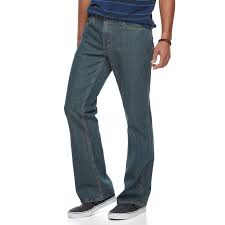 Mens Urban Pipeline Relaxed Bootcut Jeans Size 32x34 Med