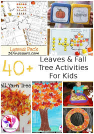 40 Leaves Fall Tree Activities And Printables 3 Dinosaurs