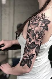 Half flower arm tattoo female (page 1). 35 Gorgeous Rose Tattoo Ideas For Women The Trend Spotter
