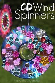 Cd Wind Spinners Made From Old Cds