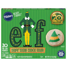 pillsbury ready to bake elf shape sugar