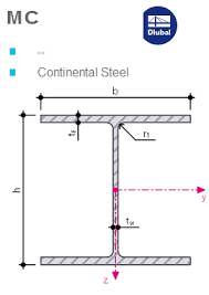 mc continental steel cross section