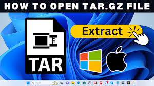 how to open tar gz file you