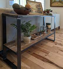 Entryway Reclaimed Wood Console Table W