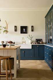 the best blue kitchen cabinets and