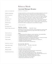 Assistant Store Manager Resume Example Retail Customer Service