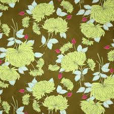 amy butler belle chrysanthemum olive