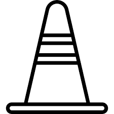 * * * * a traffic cone for safety signaling on road coloring page. Traffic Cone Coloring Pages Toy Story Coloring Pages Coloring Pages Cone Template