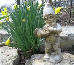 Fabulous Antique Concrete Garden Gnome