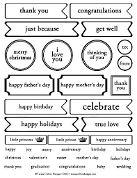 These Could Come In Handy For Card Or Free Printable